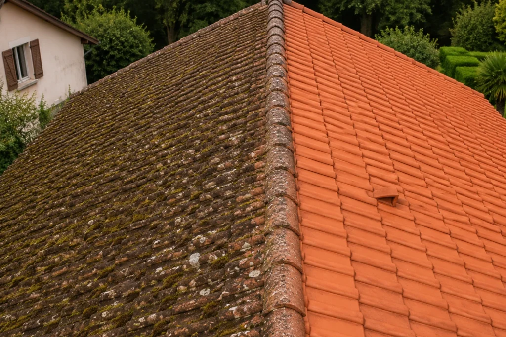 démoussage toiture annemasse